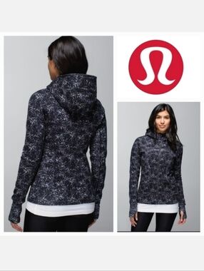 Lululemon Scuba Hoodie II in Rocky Road Sand Dune Toothpaste/Storm Grey/Blk Sz 4